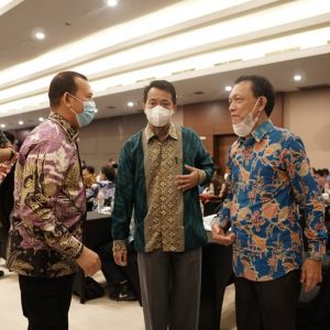 Pj Bupati OKU H. Teddy Meilwansyah SSTP MM MPd menghadiri Rakornas Kebijakan Toponimi dan Batas Daerah dalam mensukseskan penyelenggaraan pemilu serentak Tahun 2024, di Ballroom Hotel Grand Horison Serpong Tangerang Banten. (Kamis, 10/11/2024). Foto dokumen Humas Pemkab OKU