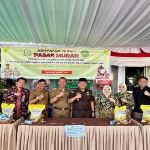 Kejaksaan Negeri OKU Menggelar Pasar Murah Menuju Puasa Ramadhan 1444 H, Selasa (21/3/2023).