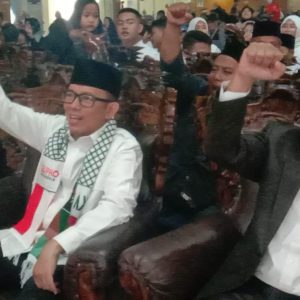 Siswa Sekolah Islam Terpadu (SIT) Tunas Cendikia Baturaja menggelar Konser Kemanusiaan Untuk Palestina, p-ada Tuncen Fest 2024. Kanalberita.id / Edo