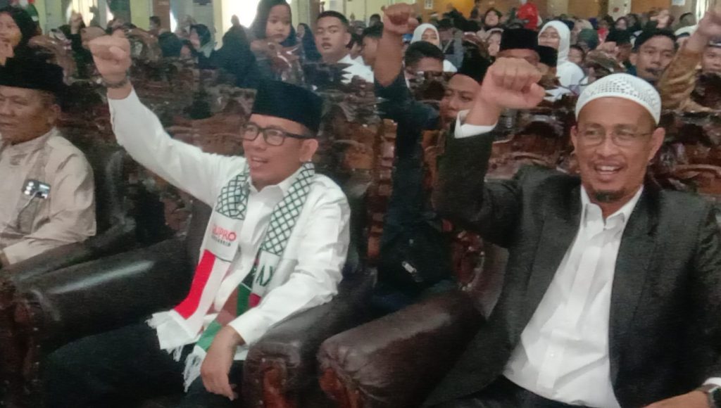 Siswa Sekolah Islam Terpadu (SIT) Tunas Cendikia Baturaja menggelar Konser Kemanusiaan Untuk Palestina, p-ada Tuncen Fest 2024. Kanalberita.id / Edo