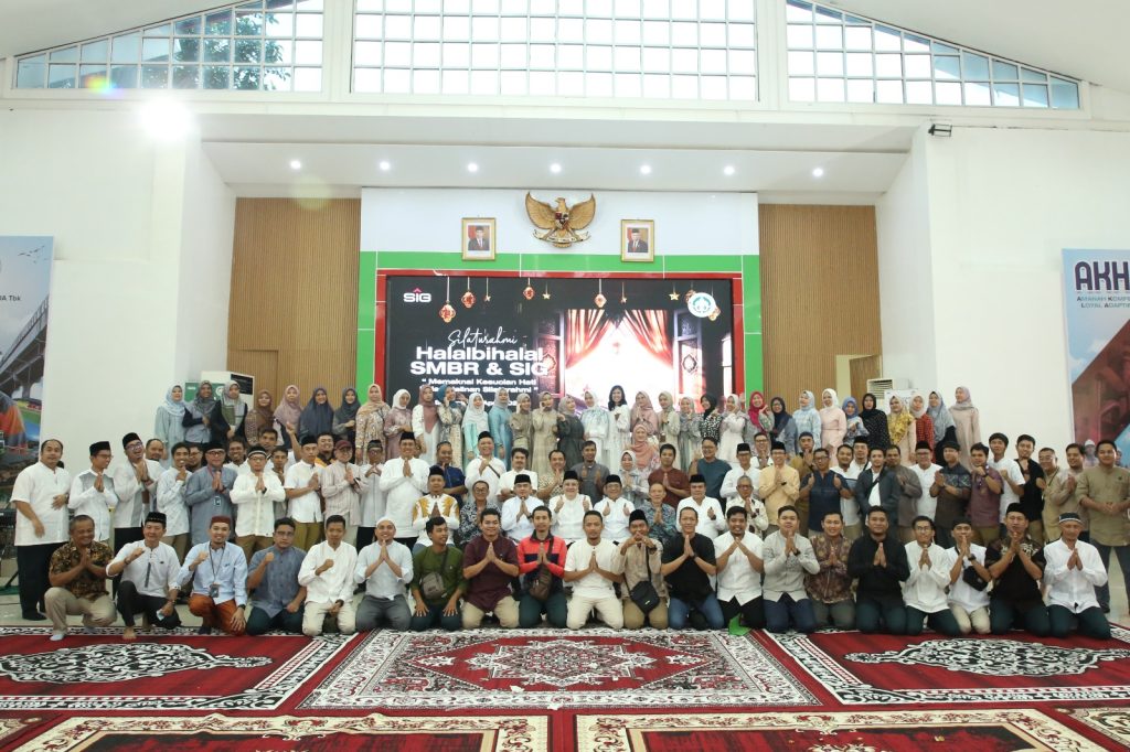 PT Semen Indonesia (Persero) Tbk (SIG) menggelar acara Silaturahmi dan Halal bihalal secara virtual, Rabu (7/4/2024) . Foto dokumen SMBR