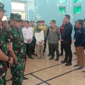 Gubernur Sumsek, Kapolda dan Pangdam II/SWJ melakukan peninjauan TPS di Kota Baturaja, Kabupaten OKU. Kanalberita.id / Edo