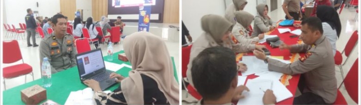Ratusan anggota Polri dan ASN Polres OKU Jalani Tes Kesehatan . Pemeriksaan Kesehatan (Rikkes) Berkala 2026 di Gedung Wicaksana Leghawa Polres OKU. Foto Dokumen Polisi.
