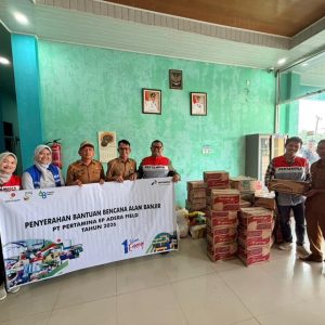 BHAKSOS PHR 1 PHR Zona 4 menyalurkan bantuan 520 paket sembako ke 21 desa dan kelurahan di Sumatera Selatan yang terdampak banjir pada Januari dan Februari 2026. Foto dokumen PHR Zona 4