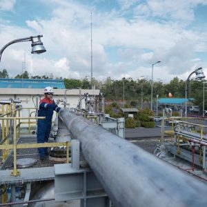 Sumur ABB-145 yang baru ditemukan di Struktur Abab oleh PEP Adera Field menunjukkan potensi produksi awal mencapai 505 BOPD dan 5,096 juta MMSCFD. Foto dokumen PHR Zona 4