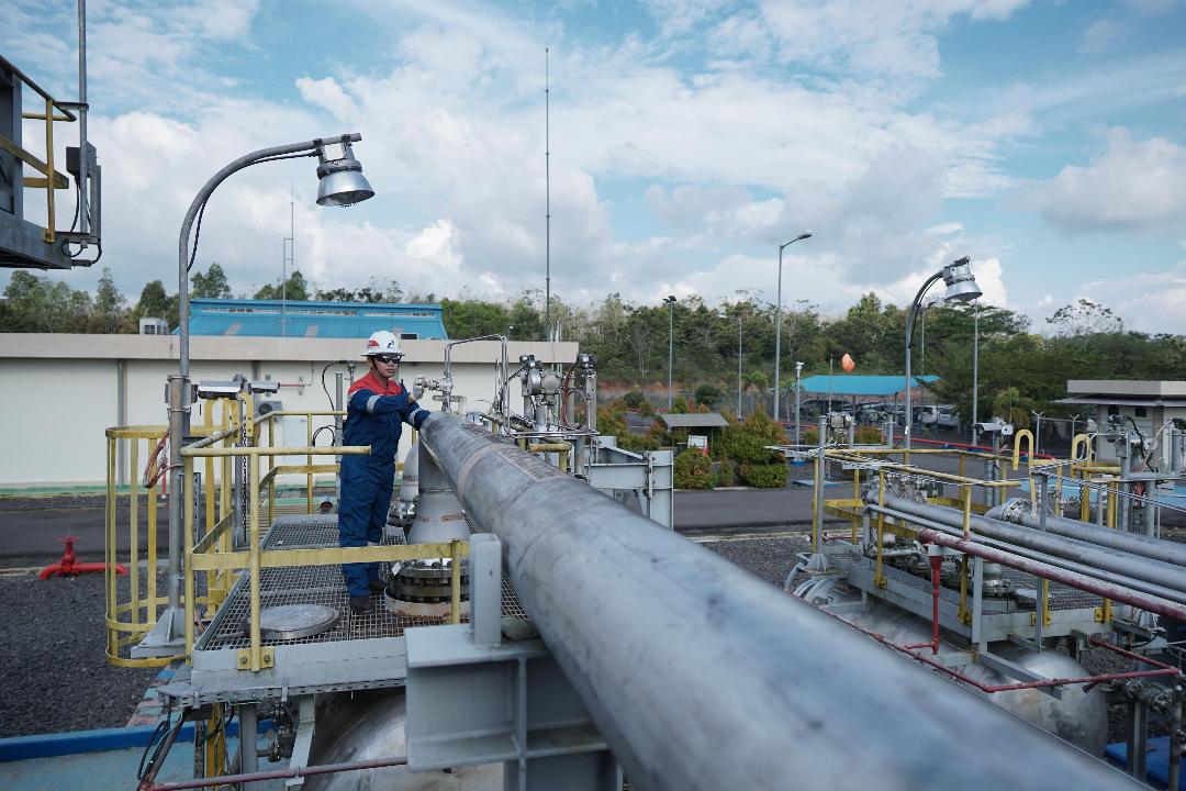 Sumur ABB-145 yang baru ditemukan di Struktur Abab oleh PEP Adera Field menunjukkan potensi produksi awal mencapai 505 BOPD dan 5,096 juta MMSCFD. Foto dokumen PHR Zona 4
