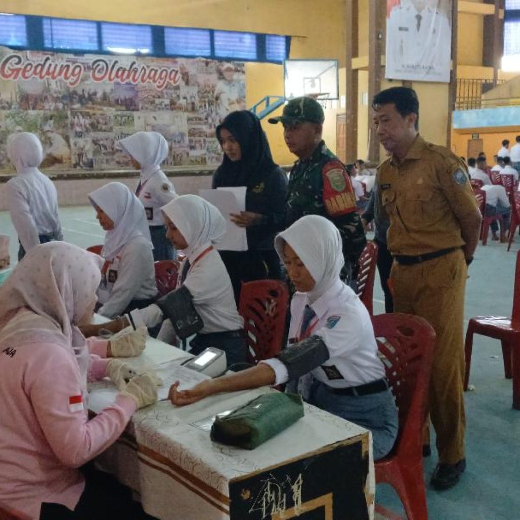 Sebanyak 317 pelajar di Kabupaten Ogan Komering Ulu ( OKU) mengikuti seleksi calon pasukan pengibar bendera pusaka Tahun 2026. Foto diambil di Gedung Olah Raga. Kanalberita.id / Edo