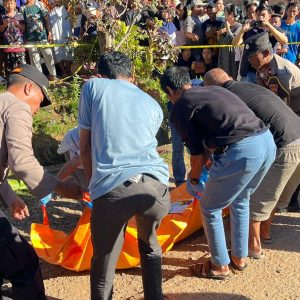 BUMI KAWA 1 Rahan Randi bin Ruslan Abul Gani (31) ditemukan tewas di jalan desa tidak jauh dari rumah orang tuanya. Foto dokumen polisi
