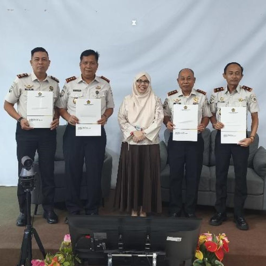 Rutan Kelas IIB Baturaja berhasil mengukir prestasi Peringkat 1 di dua kategori Satker Besar dan Capaian IKPA. Foto dokumen Rutan Baturaja