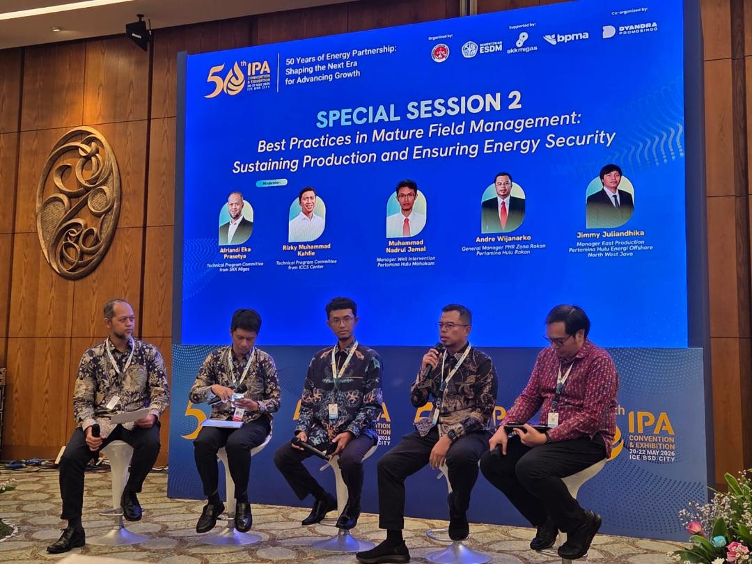 PHR tampil di IPA Convex 2026 dengan membawa berbagai inovasi untuk mendukung ketahanan energi nasional. Melalui kolaborasi, inovasi, dan semangat keberlanjutan, PHR Regional 1 Sumatra terus mencatatkan prestasi produksi sekaligus menghadirkan dampak positif bagi masyarakat dan lingkungan. Foto dokumen PHR