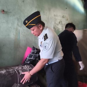Rutan Kelas IIB Baturaja melakukan razia gabungan dan tes urine untuk warga binaan. Foto dokumen Rutan Baturaja