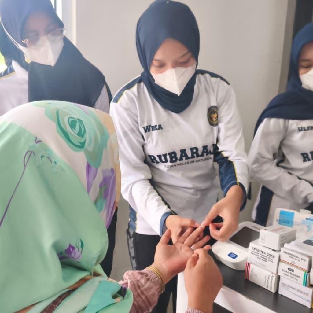Rutan Kelas IIB Baturaja gelar pemeriksaan kesehatan gratis bagi pengunjung dan masyarakat sekitar. Foto dokumen Rutan Baturaja
