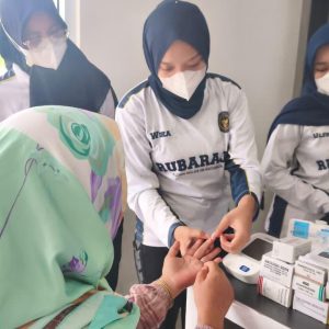 Rutan Kelas IIB Baturaja gelar pemeriksaan kesehatan gratis bagi pengunjung dan masyarakat sekitar. Foto dokumen Rutan Baturaja