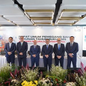 Pemegang saham PT Semen Baturaja (Persero) Tbk (SMBR) menyetujui pembagian dividen tunai sebesar Rp 34,38 miliar pada Rapat Umum Pemegang Saham Tahunan (RUPST) Tahun Buku 2025 di Jakarta, Senin (18/5/2026). Foto dokumen SMBR