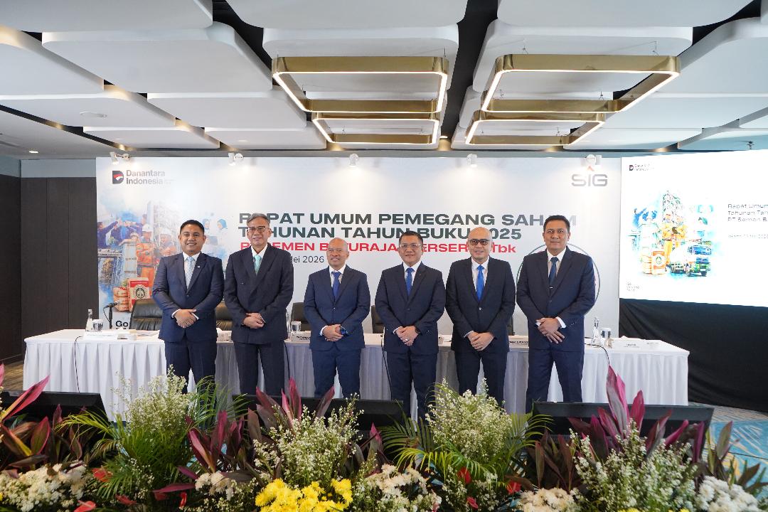 Pemegang saham PT Semen Baturaja (Persero) Tbk (SMBR) menyetujui pembagian dividen tunai sebesar Rp 34,38 miliar pada Rapat Umum Pemegang Saham Tahunan (RUPST) Tahun Buku 2025 di Jakarta, Senin (18/5/2026). Foto dokumen SMBR