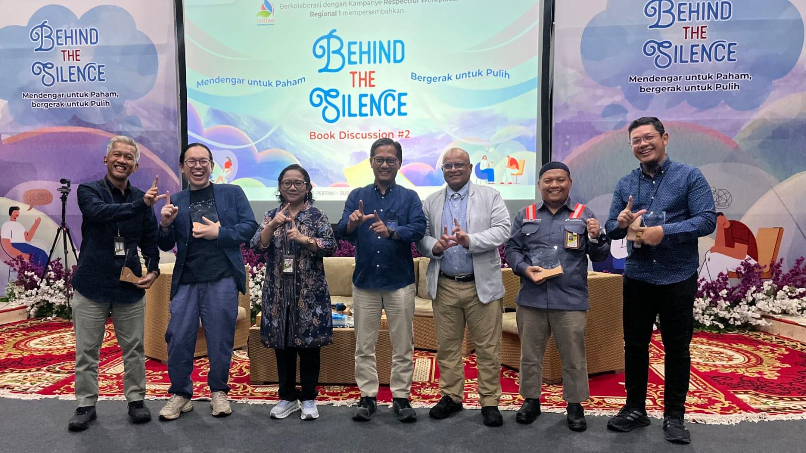 SHU Pertamina menyelenggarakan diskusi mengenai respectful workplace (RWP) di Gedung Patra Ria, Kota Prabumulih, Sumatera Selatan, Selasa (9/6/2026).