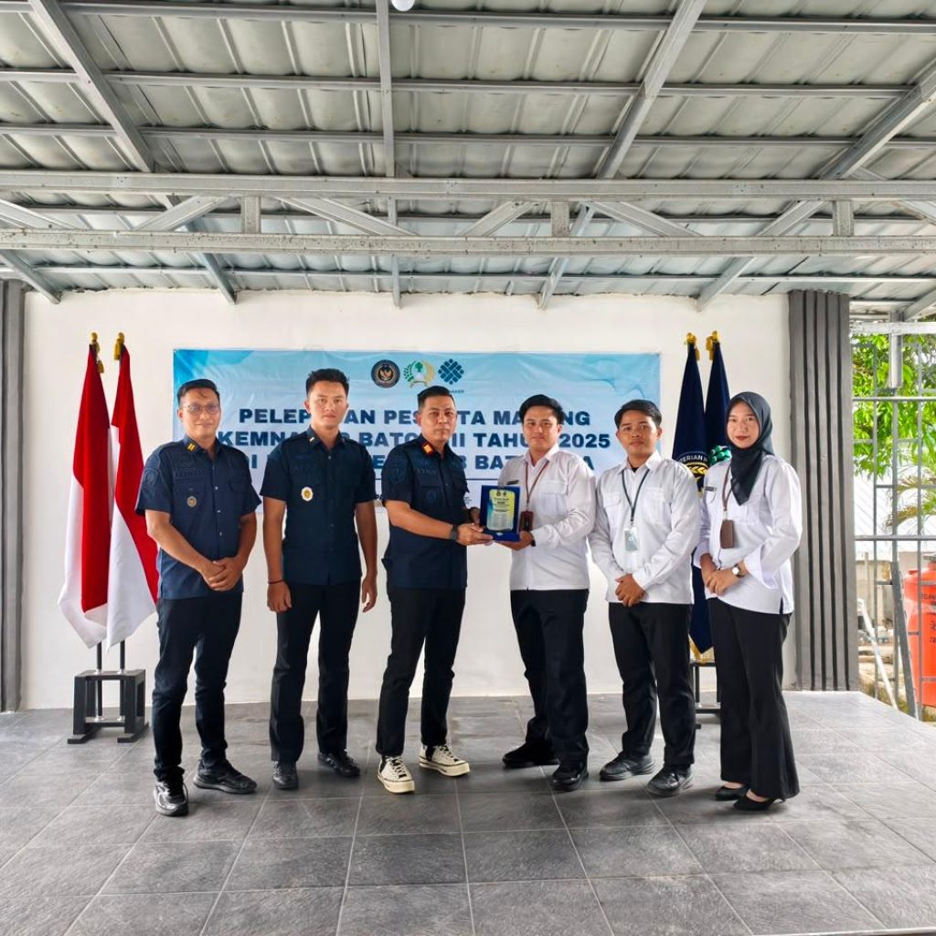 Rutan Kelas IIB Baturaja gelar acara perpisahan dan pelepasan bagi para peserta magang Kementerian Ketenagakerjaan (Kemnaker) Batch III. Foto dokumen Rutan Baturaja