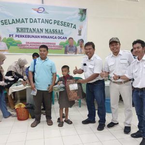 PT Perkebunan Kelapa Sawit Minanga Ogan mentargetkan mengkhitan 120 anak dari tiga Kecamatan (Lubuk Batang, Baturaja Barat dan Semidang Aji). Kanalberita.id / Edo