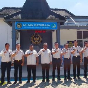 RUTAN KANWIL 1 Kakanwil Ditjenpas Sumsel Yulius Sahruzah, Bc.IP, SH MH kunker ke Rutan Kelas IIB Baturaja. Foto doklumen Rutan Baturaja