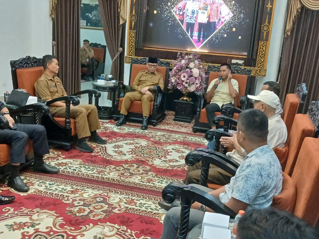Warga Desa Warga Desa Kedaton, Kecamatan KPR menghibahkan lahan seluas 7,5 hektar kepada Pemkab OKU untuk Pembangunan Sekolah Rakyat Terintegrasi. Kanalberita.id / Edo