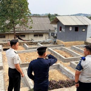 Rutan Kelas IIB Baturaja memanfaatkan lahan untuk ketahanan pangan di lingkungan Rutan. Foto dokumen Rutan Baturaja
