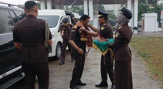 Kajati Sumsel, Nurcahyo Jungkung Madyo SH MH lakukan kunker ke Kejari OKU, Rabu (28/10/2026l). Kanalberita.id / Edo