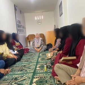 RUTAN BINA ROHANI 1 Kemenag OKU menggelar kegiatan pembinaan kepribadian terhadap warga binaan. Foto dokumen Rutan Baturaja